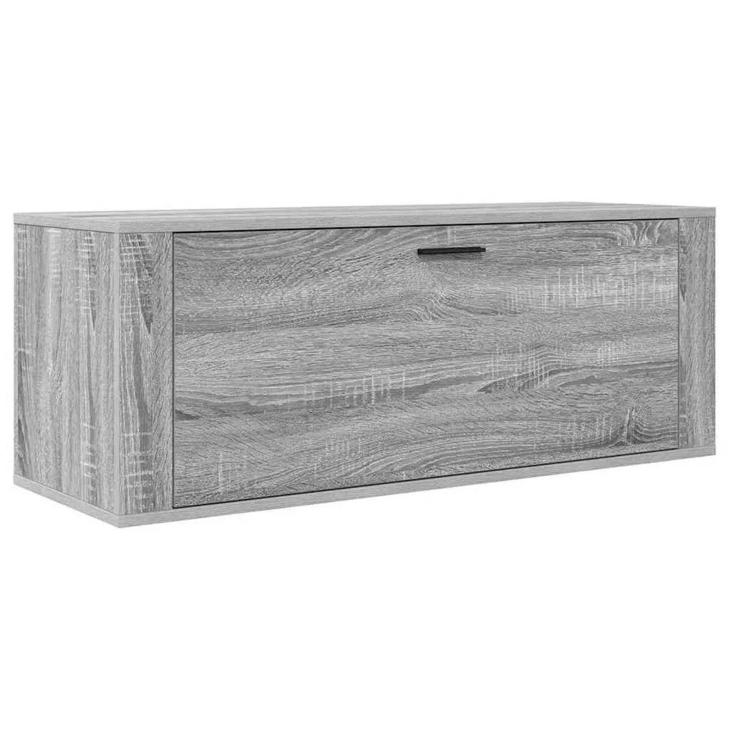 vidaXL Wand-Schuhschrank Grau Sonoma 100x35x38 cm Holzwerkstoff 821026