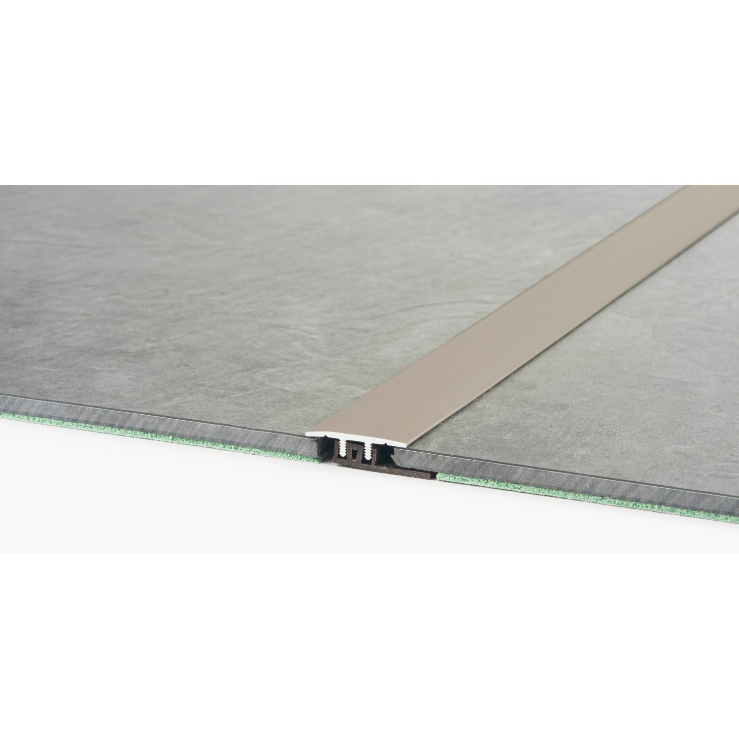 Übergangsprofil für Vinylböden Edelstahl 7,5 mm x 24 mm x 900 mm günstig online kaufen