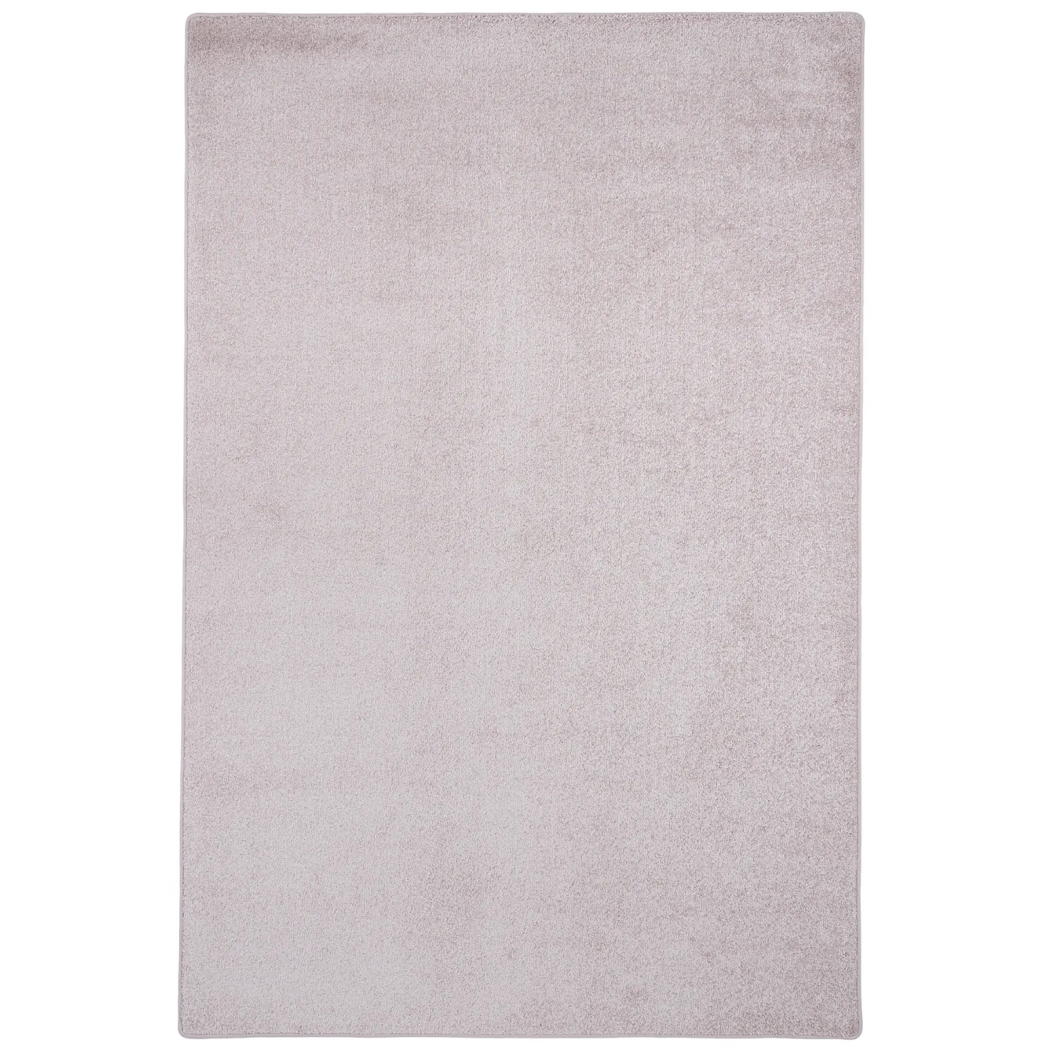 Rosa Kurzflorteppich Shine, 160x200cm, weicher Velours Teppich für Wohnräume.