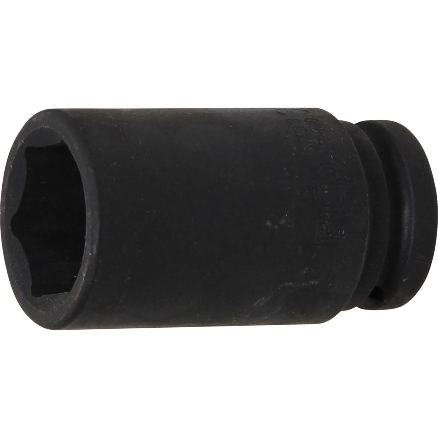 BGS Kraft Steckschlüssel Einsatz Sechskant Tief Antrieb Innenvierkant 20 Mm  3 4 Zoll  SW 33 Mm 5733