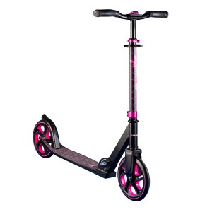 Muuwmi Tretroller Pro, New Pink, mit 215 mm Rollen, ABEC 7 Kugellager, höhenverstellbar für Kinder und Erwachsene.