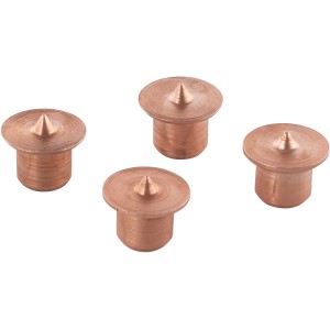 wolfcraft Dübelfixe, 4 Stück, Ø 8 mm, zum Markieren von Dübellöchern.