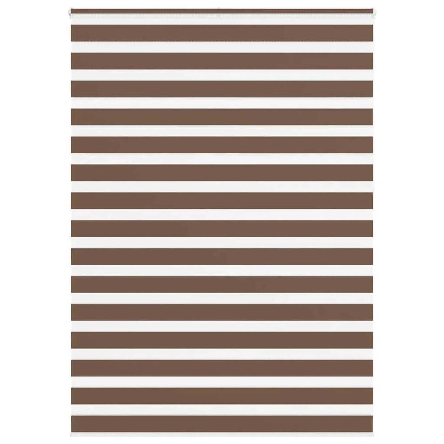 vidaXL Doppelrollo Braun 155x230 cm Stoffbreite 150,9 cm Polyester 4014402 günstig online kaufen