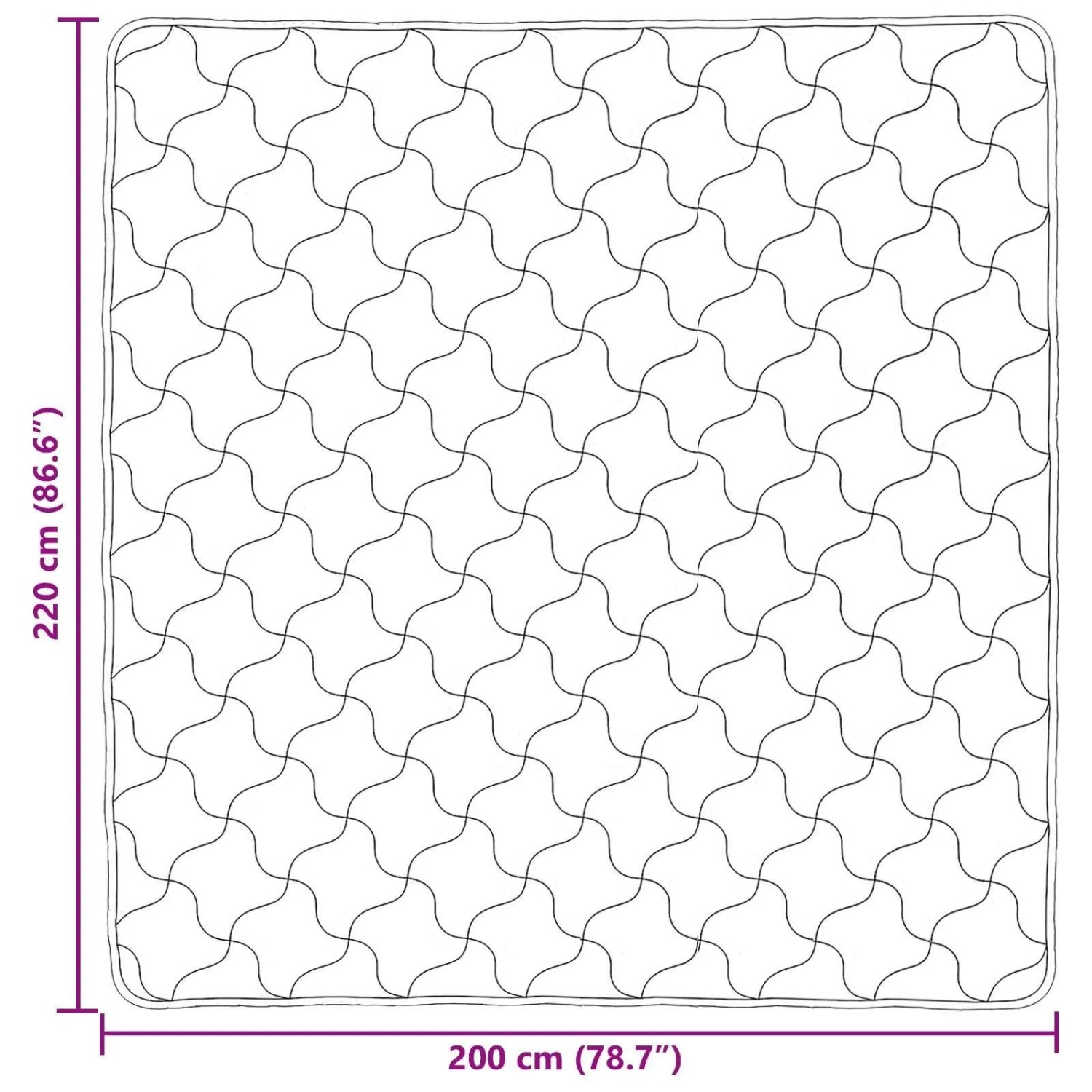vidaXL Sommerdecke Creme 200 x 220 cm Mikrofaser und Teddy-Fleece 42026225_10