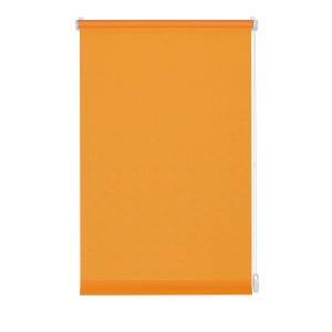 Orangefarbenes Gardinia EasyFix Rollo, 120x150 cm, für Fenster, Sicht- und Sonnenschutz.
