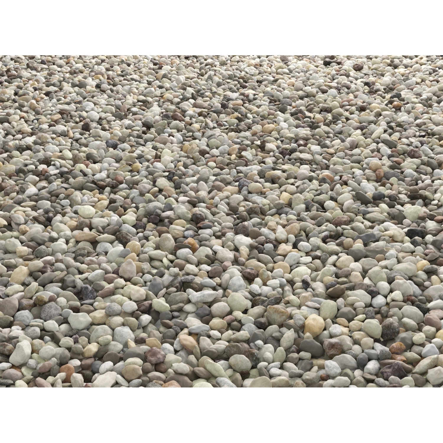 Buntkies Rhein, 8-16 mm, gemischt, zur dekorativen Gartengestaltung.