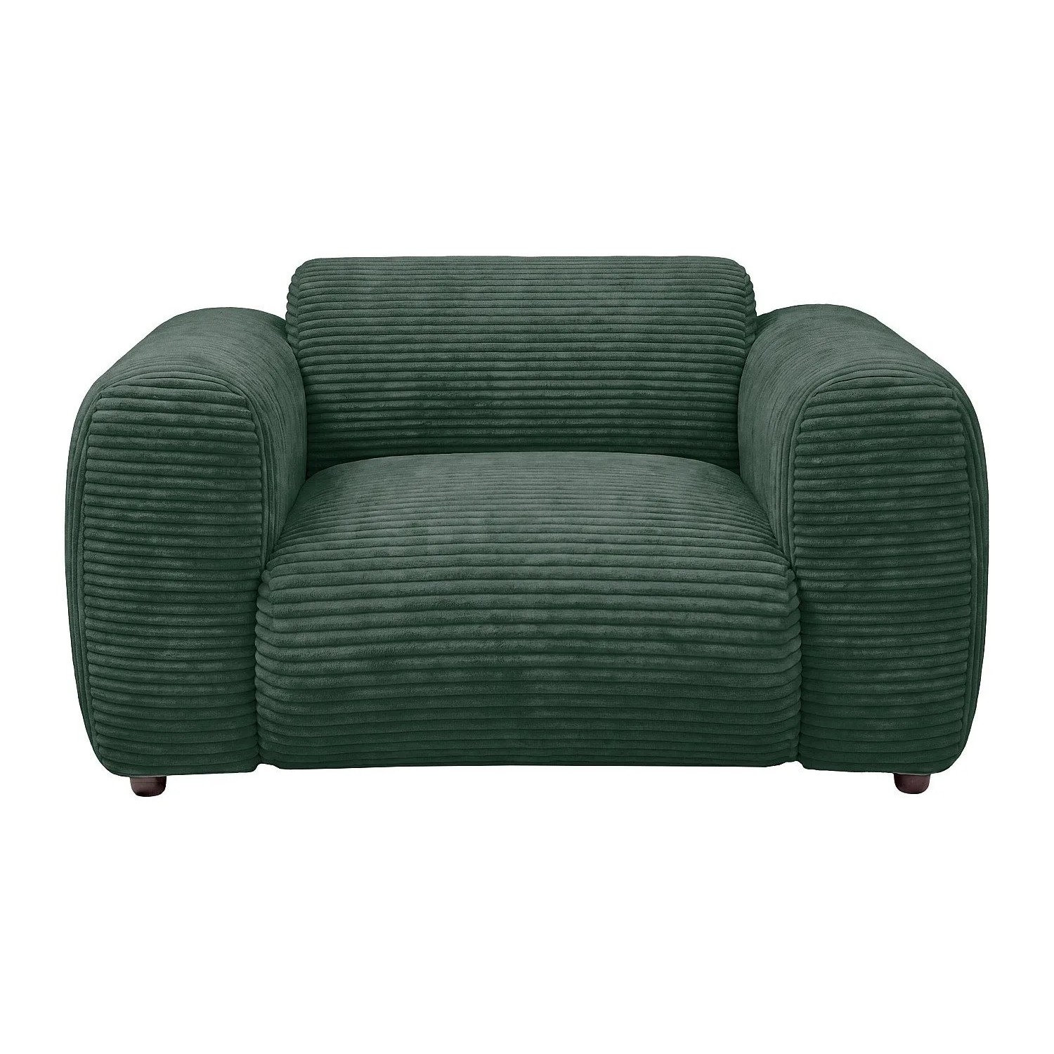 Vente-unique Sessel Mit Gerader Rückenlehne Pogni Grün 130 cm
