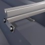 Solar Halter Paar zur Montage von Solarprofilen auf einem Trapezblechdach.