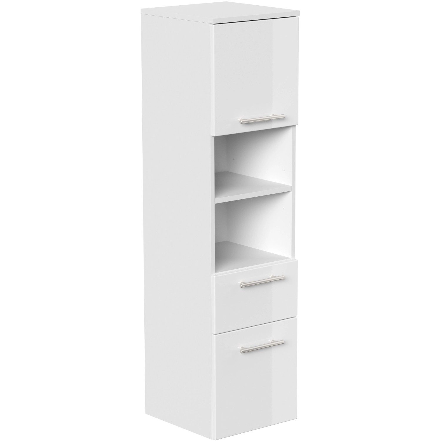 Posseik Bad-Hochschrank VIVA Weiß matt 35,2 cm günstig online kaufen