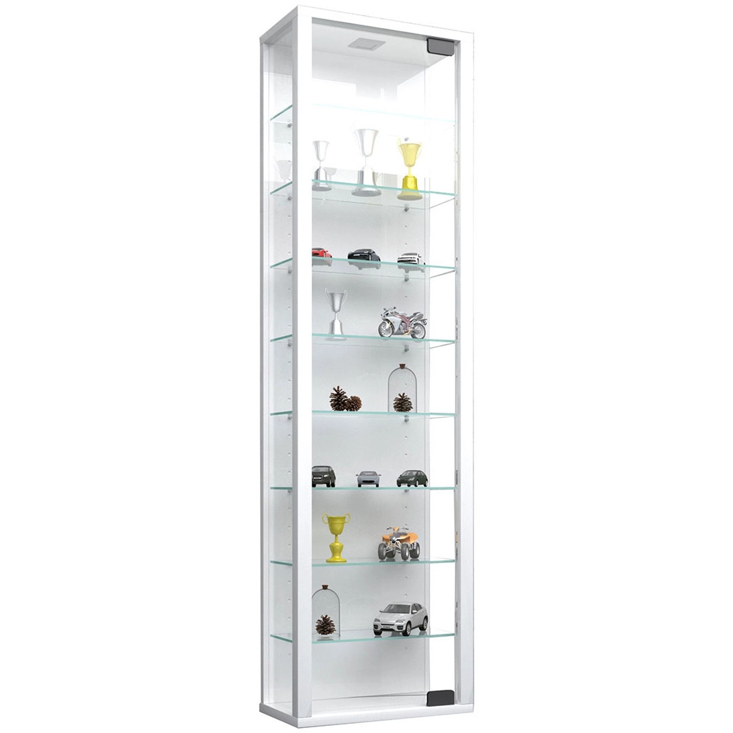ebuy24 Stano Maxi Vitrinenschrank Wandhängend 1 Glastür mit LED Licht zum A günstig online kaufen