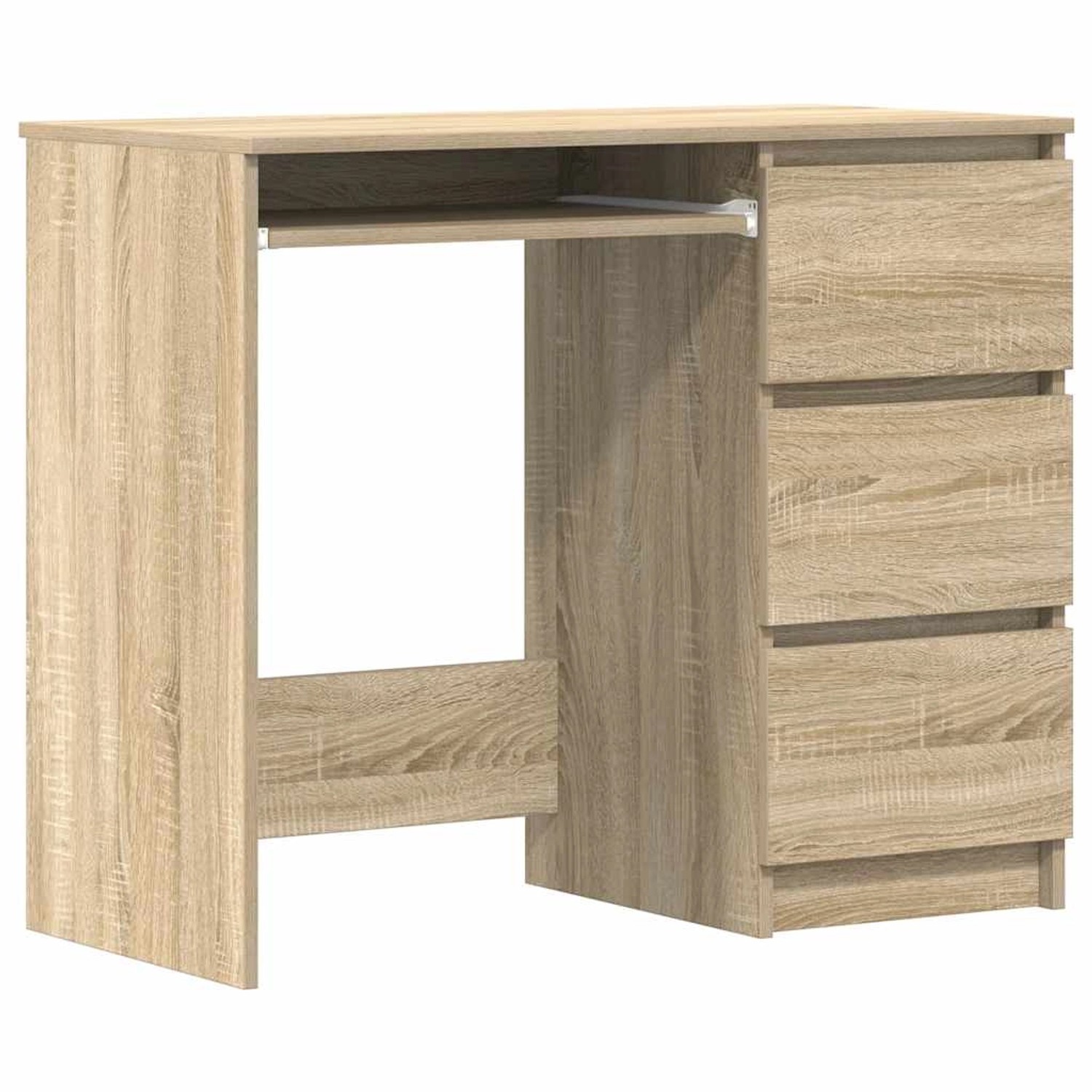 vidaXL Schreibtisch Sonoma-Eiche 90x45x76 cm Holzwerkstoff 801376 günstig online kaufen