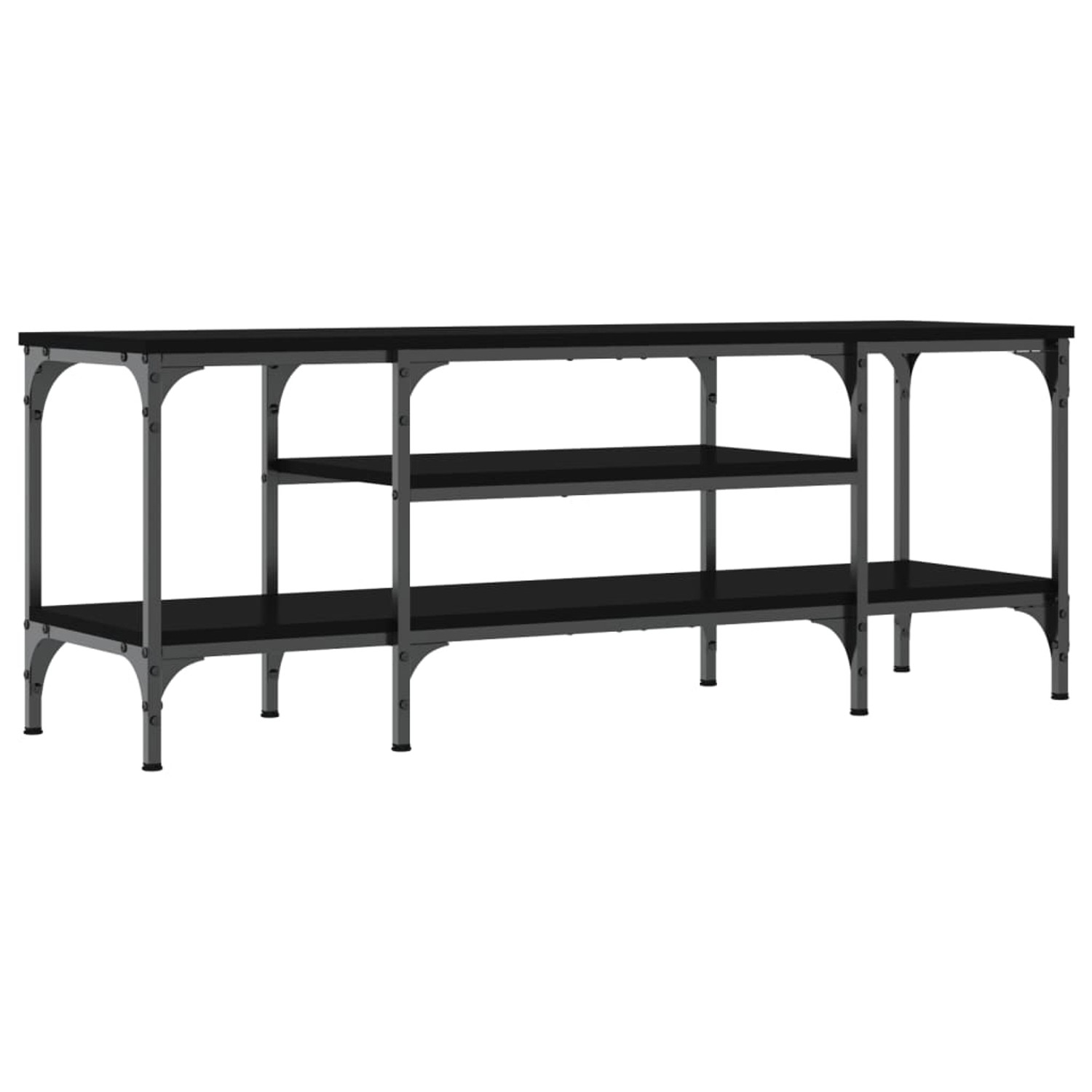 VidaXL TV-Schrank Grau Sonoma 121x35x45 cm Holzwerkstoff & Eisen günstig online kaufen