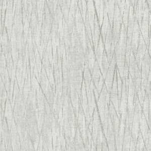 Graue Vliestapete im Used Look mit Ethno-Muster für Wohnzimmer und Flur.