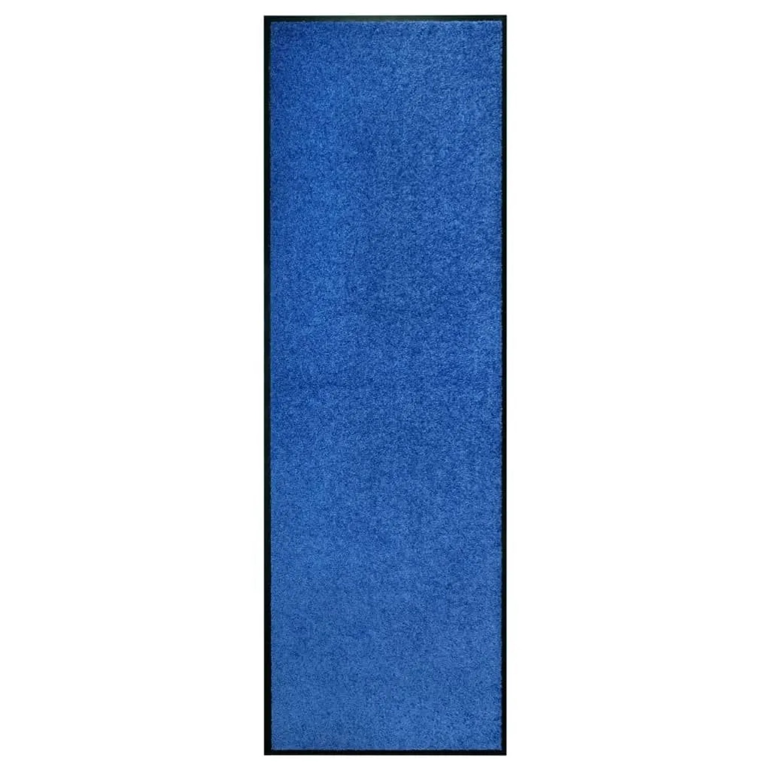 vidaXL Fußmatte Waschbar Blau 60x180 cm 323441