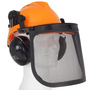 TRUTZHOLM Forsthelm mit Visier und Gehörschutz 50 bis 66 cm Verstellbar