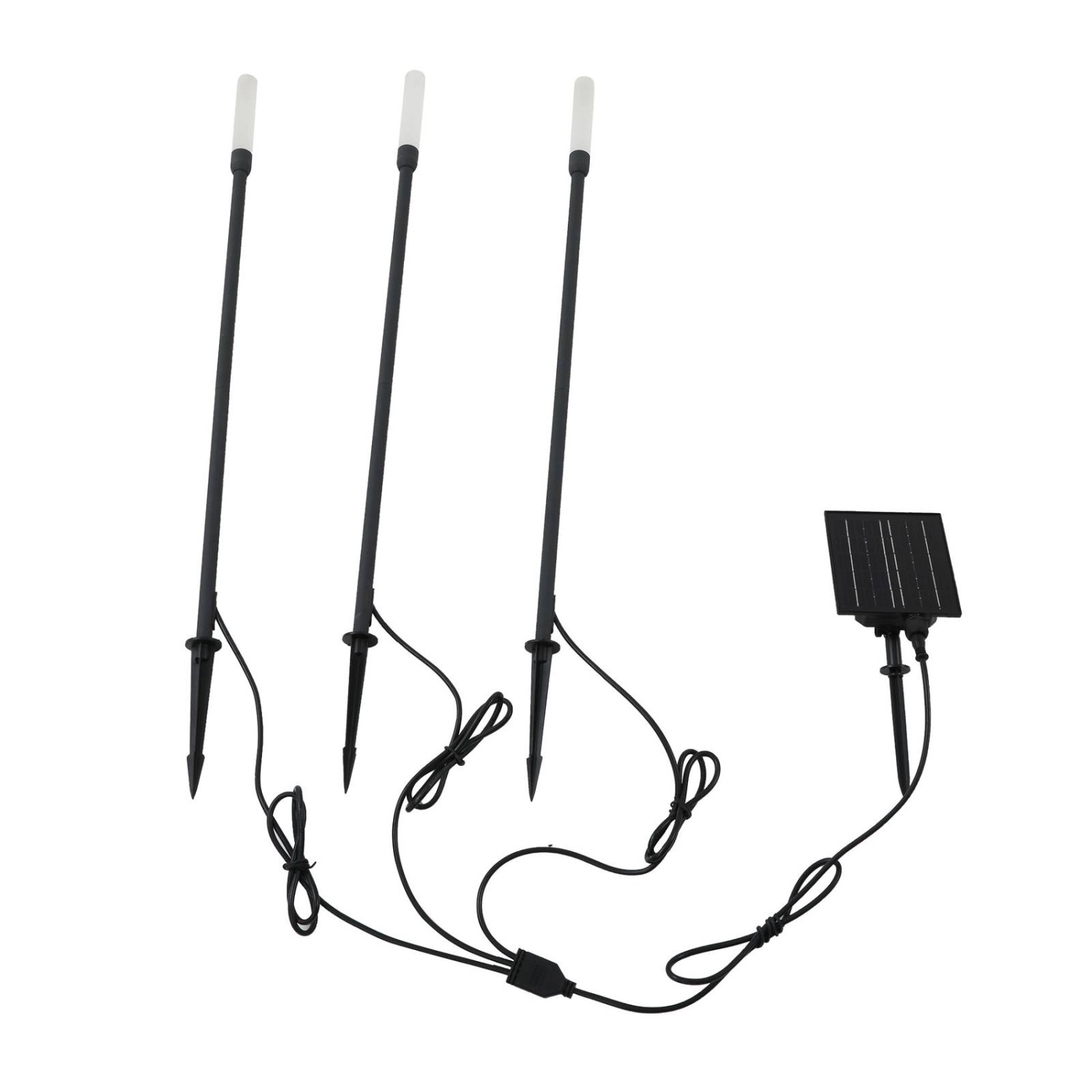 Lindby 3er Set LED Balian 10019921 Modern in Schwarz aus Aluminium 1-flammig