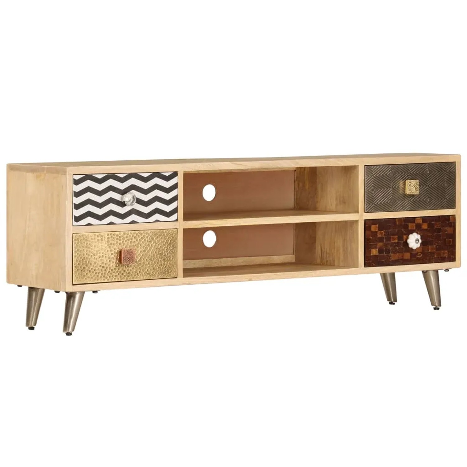 vidaXL TV-Schrank 120x30x40 cm Massivholz Mango 247340