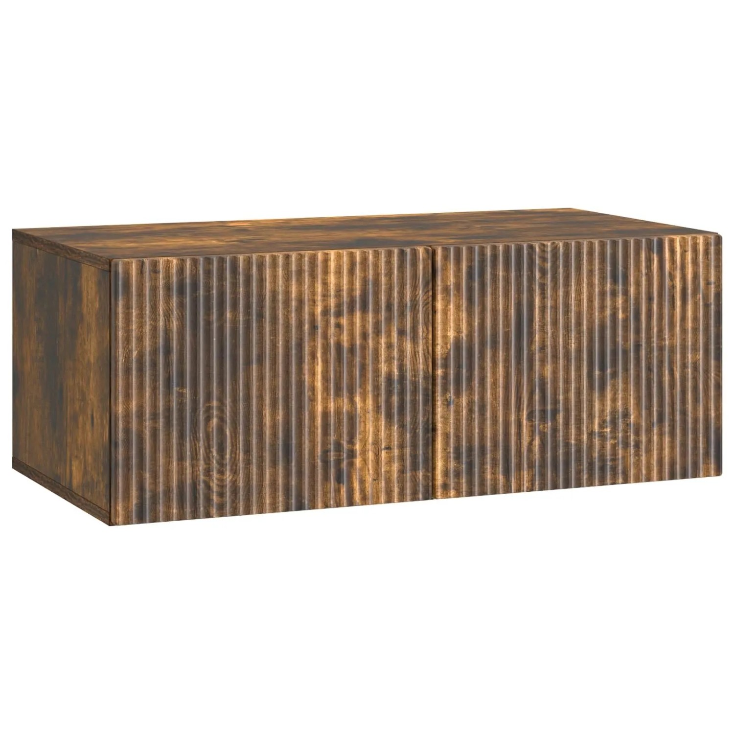 vidaXL Wandmontierter TV-Schrank Geräucherte Eiche 78,5 x 41 x 30 cm 898520
