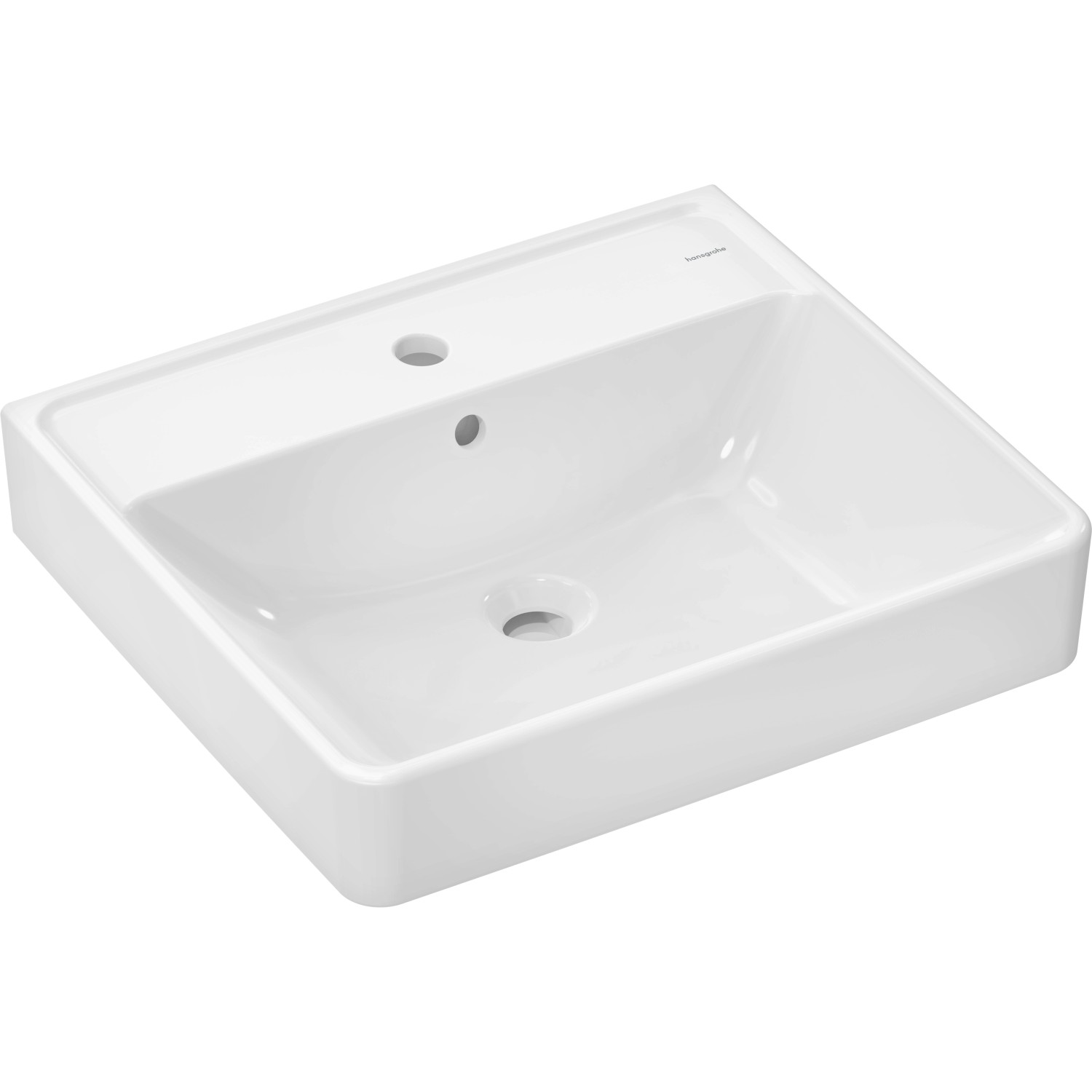 Hansgrohe Waschtisch Xanuia Q 55 cm x 48 cm Weiß günstig online kaufen