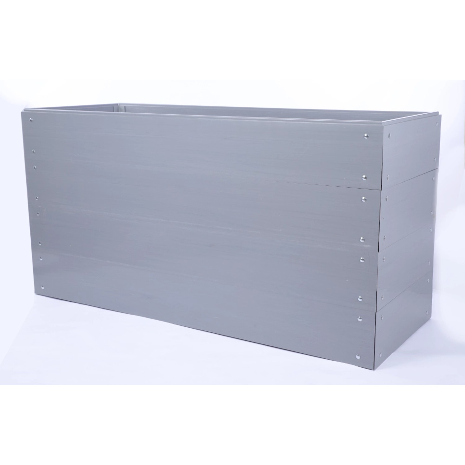 PROREGAL Hochbeete Growline Plast HxBxT 81x180x45cm 4 Ebenen Grau günstig online kaufen