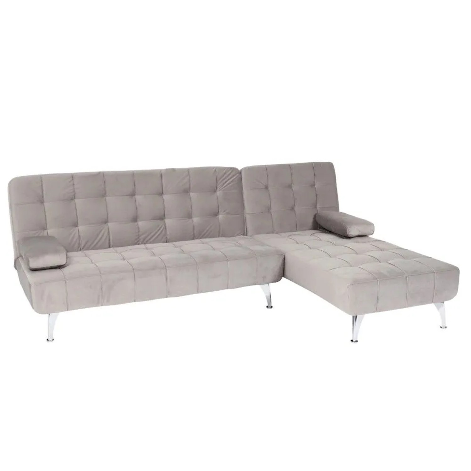 MCW Schlafsofa K22 Samt Grau
