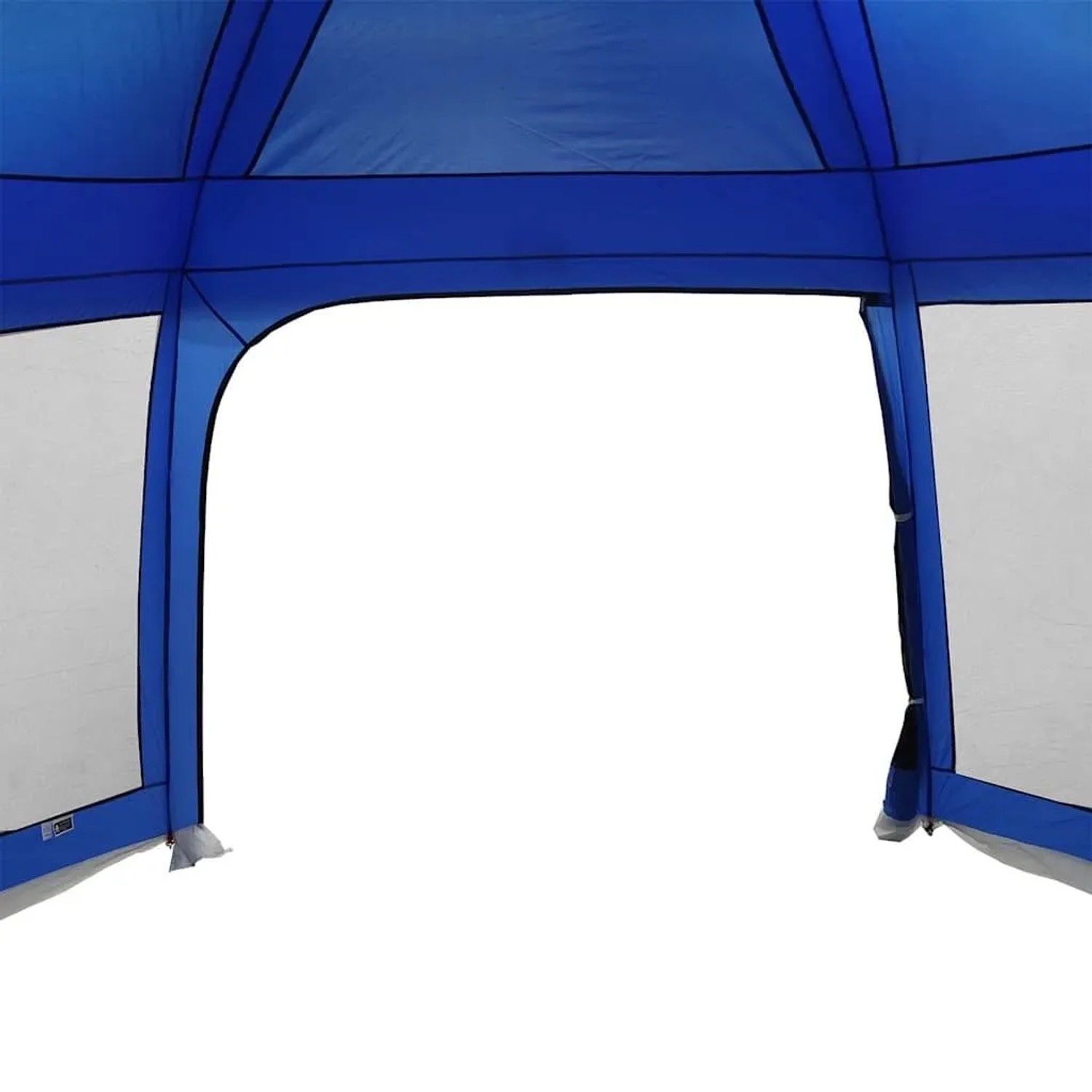 vidaXL Poolzelt mit Abnehmbarem Überzelt Netzwänden Azurblau 512x458cm 4100625_9