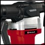Detailaufnahme: Einhell Abbruchhammer TE-DH 32, 1500 W, rot/schwarz, mit "Concrete Breaker" Aufdruck.