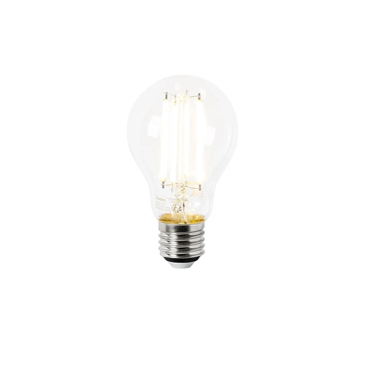 LUEDD 5er Set E27 LED Leuchtmittel A60 Klar 4,9W 1055,m 2700K