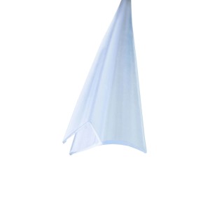 Transparente Bagnoxx Wanddichtung für Dusche, 2m, 6mm Glasstärke.