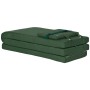 Dunkelgrüne Beautissu Loftlux DC Deckchair Auflage 175x45x5cm für bequemen Sitzkomfort.