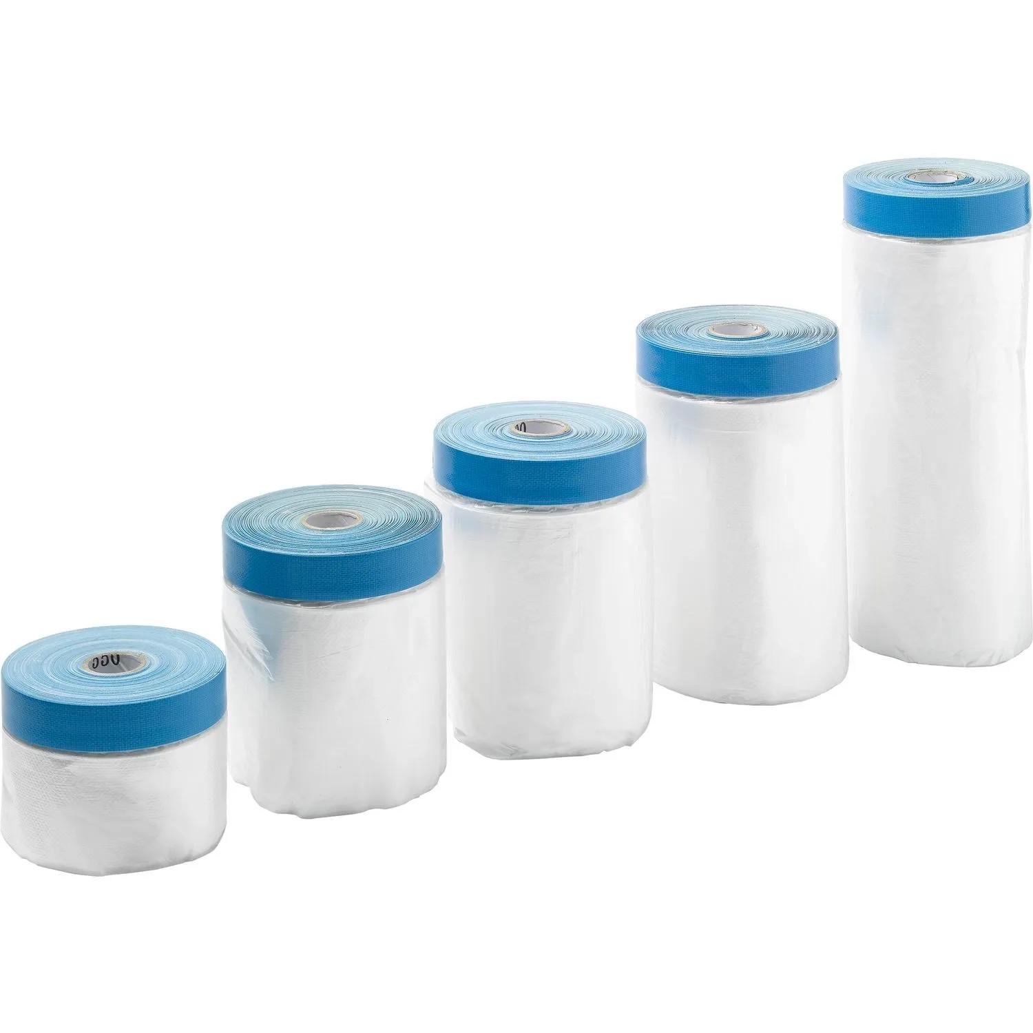 Schuller Eh'klar Abdeckfolie mit Klebeband Targa-Blue-Mask Malerfolie 55cmx20m mit 30mm Klebestreifen