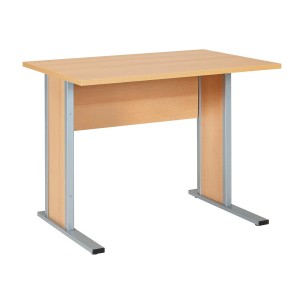 PROREGAL Schreibtisch Lion in Buche, Computertisch für Büro oder Homeoffice.