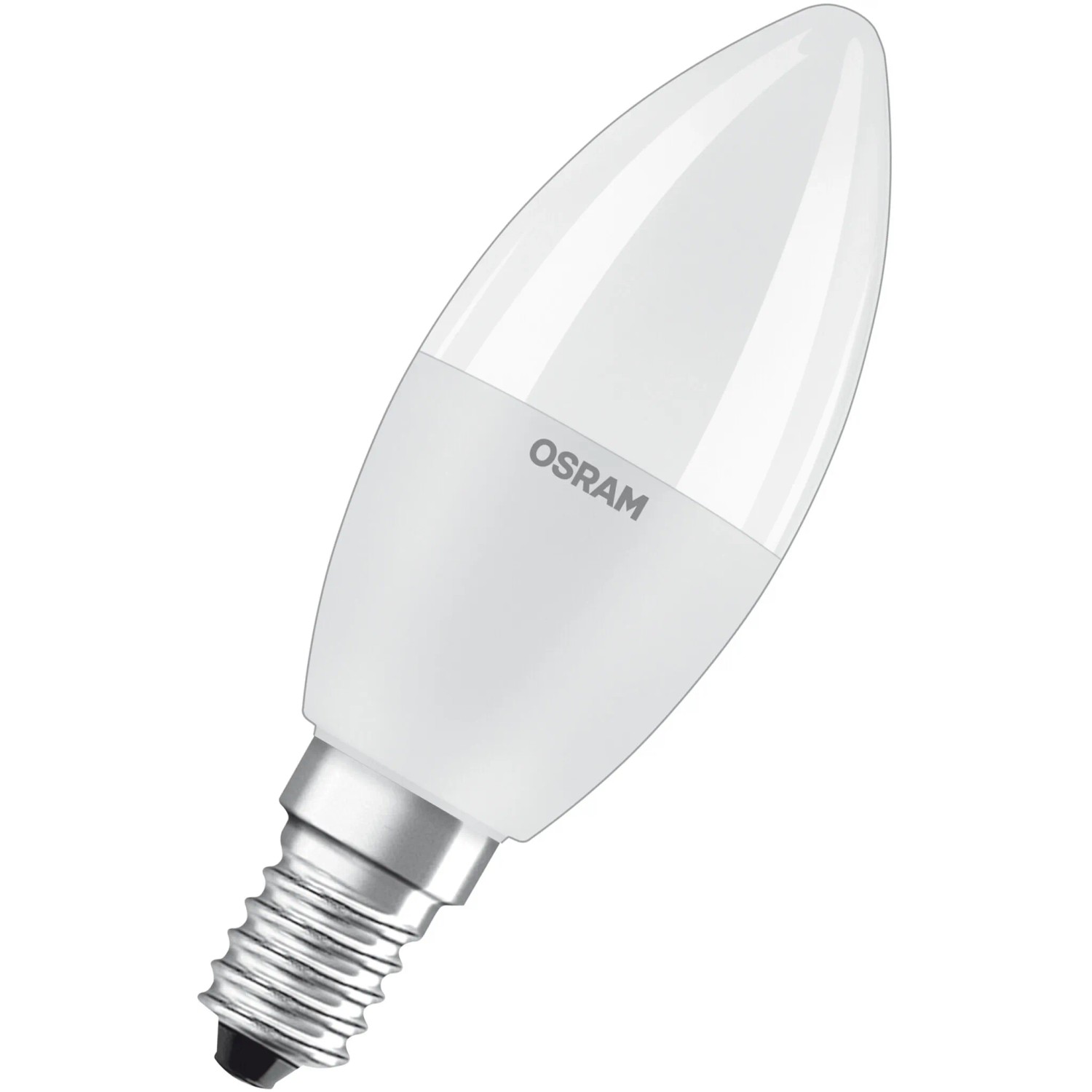 Osram LED-Leuchtmittel E14 Kerzenform 4,9 W 470,m 2er Set 10,7 x 3,7 cm (H x Ø)