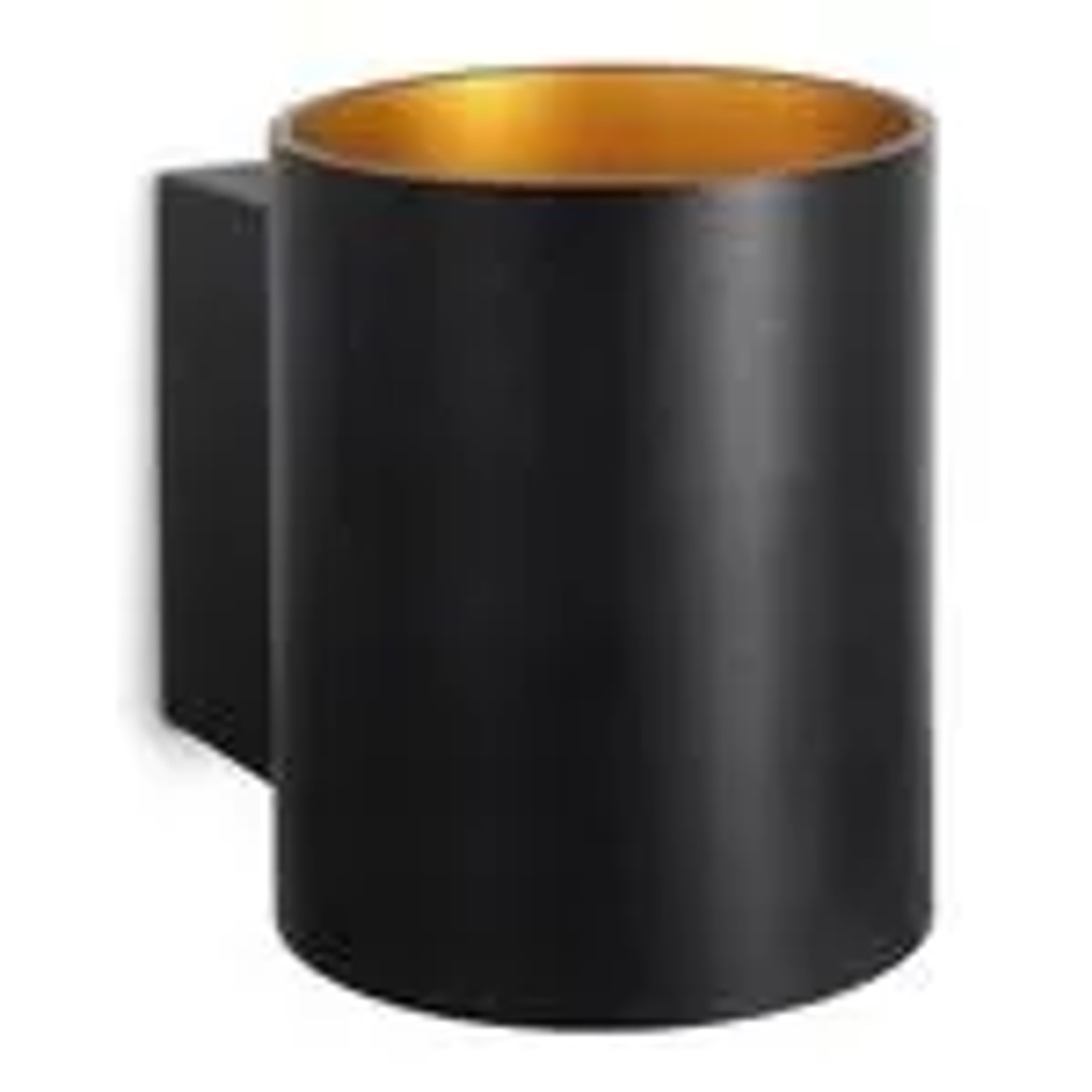 2er Set SSC-LUXon TUANI Wandleuchten, schwarz/gold, G9, Up-Down Lichtdesign.