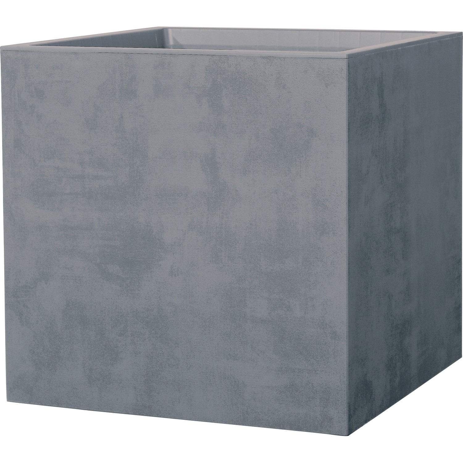 Deroma Pflanztopf Quadro Millenium 49 cm x 49 cm x 49 cm Aschgrau