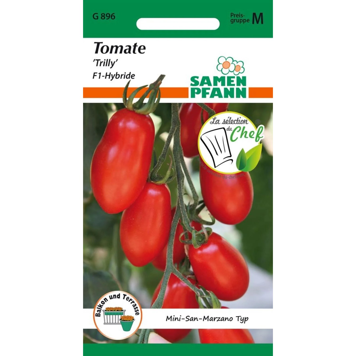 SAMEN PFANN Tomate San Marzano Trilly F1 günstig online kaufen