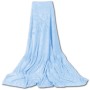 Bestgoodies Mikrofaser Decke in Babyblau, 210x280 cm. Kuschelig weiche Wohndecke.