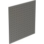 Eckige Ideal Standard Kopfbrause Idealrain Atelier in Magnetic Grey, 400x400 mm.