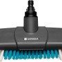 Gardena Cleansystem Stielbürste Hard, anthrazit, mit harten Borsten und Schlauchanschluss.