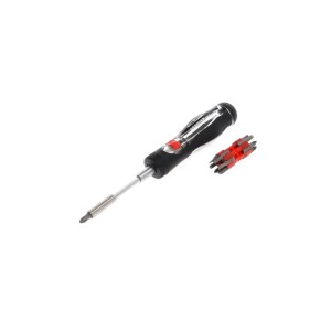 Gedore Knarrenschraubendreher, teleskopierbar, mit Bit-Set. Schraubenzieher für Heimwerker und Profis.