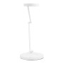 Weiße Ledvance Sun@Home Smart+ Tischlampe (70 cm) mit verstellbarem Arm für optimales Licht.