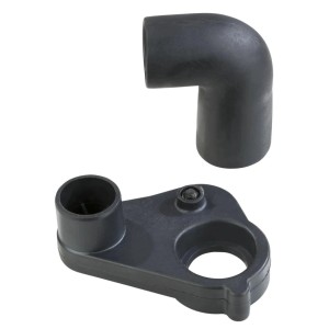 Westfalia Absaugadapter aus Gummi, schwarz, für Multifunktionswerkzeug WMFW20.