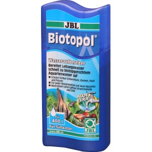 JBL Biotopol Wasseraufbereiter 100ml für Süßwasser-Aquarien. Neutralisiert Schadstoffe, schützt Fische.