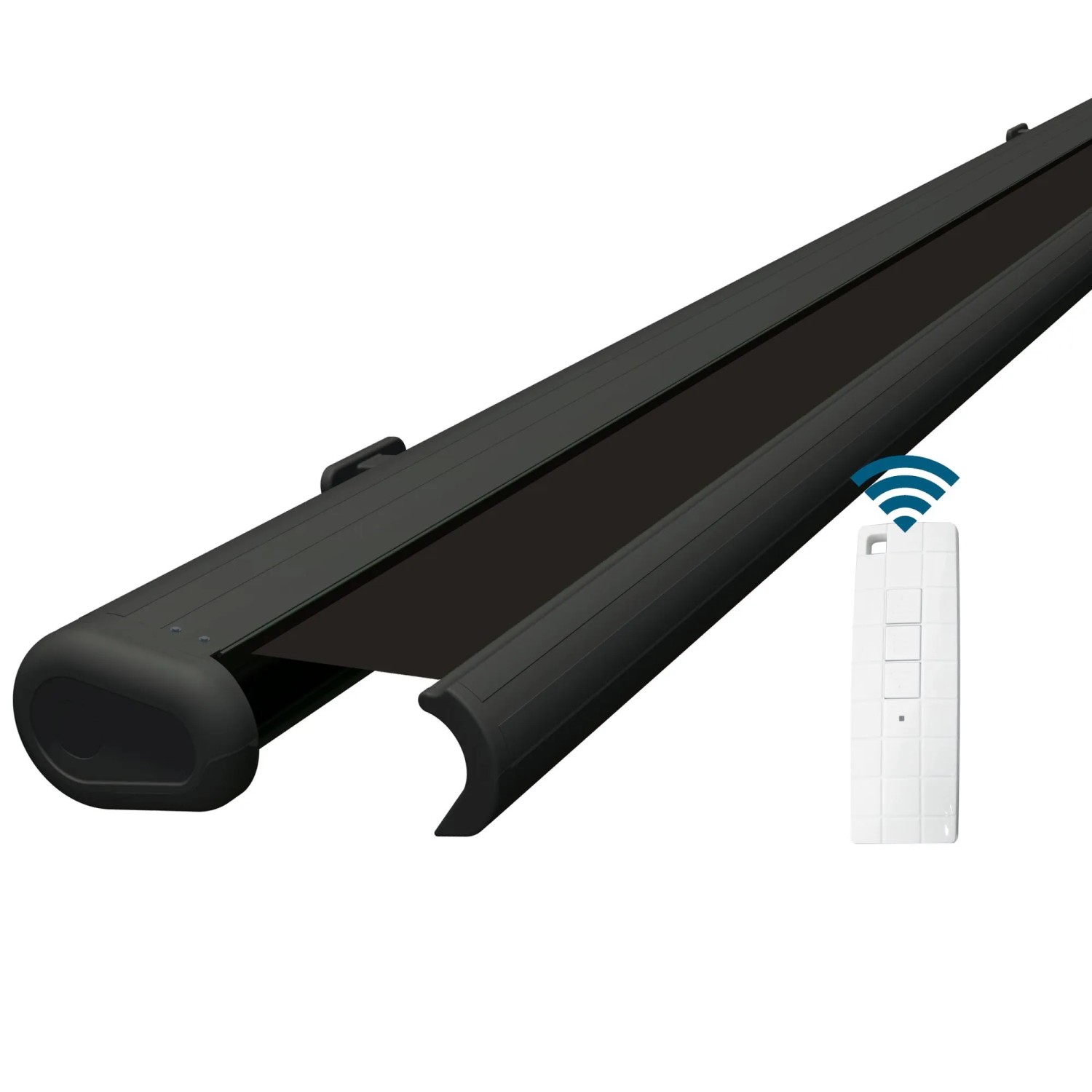 Eclipse Markise Elektrische Kassettenmarkise Gelenkarm Vollkassettenmarkise Anthrazite Kassette Markisenmaße 3,5x3,0 m T...