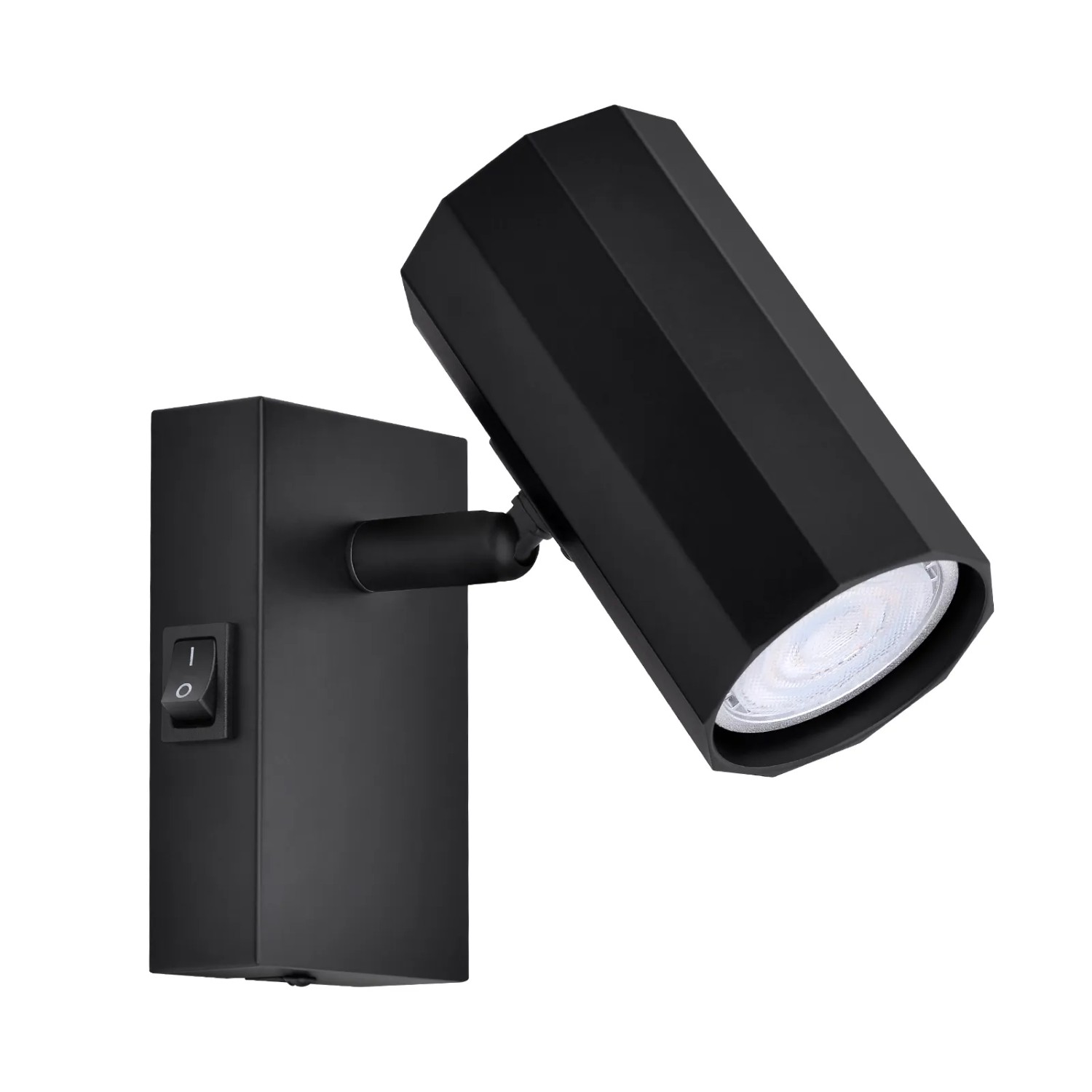 NETTLIFE Deckenstrahler aus Metall 1xGU10 Schwarz