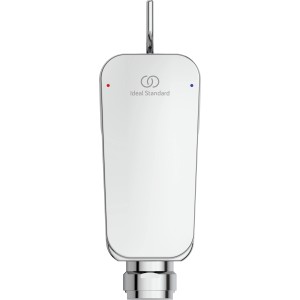 Ideal Standard Ceraplan Bidetarmatur in Chrom mit minimalistischem Design.