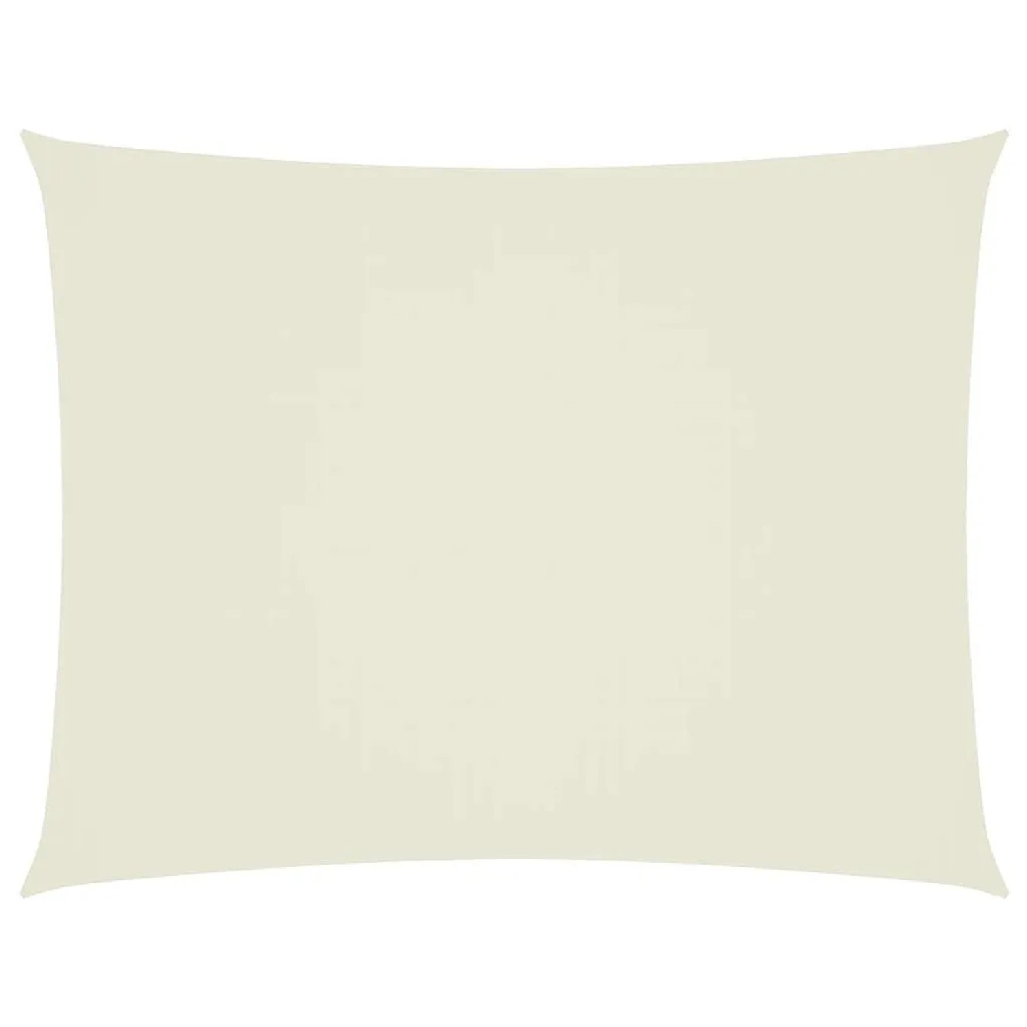 vidaXL Sonnensegel Oxford-Gewebe Rechteckig 5x6 m Creme 135219