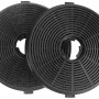 Respekta Aktivkohlefilter Set, 2 Stück, für Dunstabzugshauben CH 22010 / 21060 SBZ / WBZ.