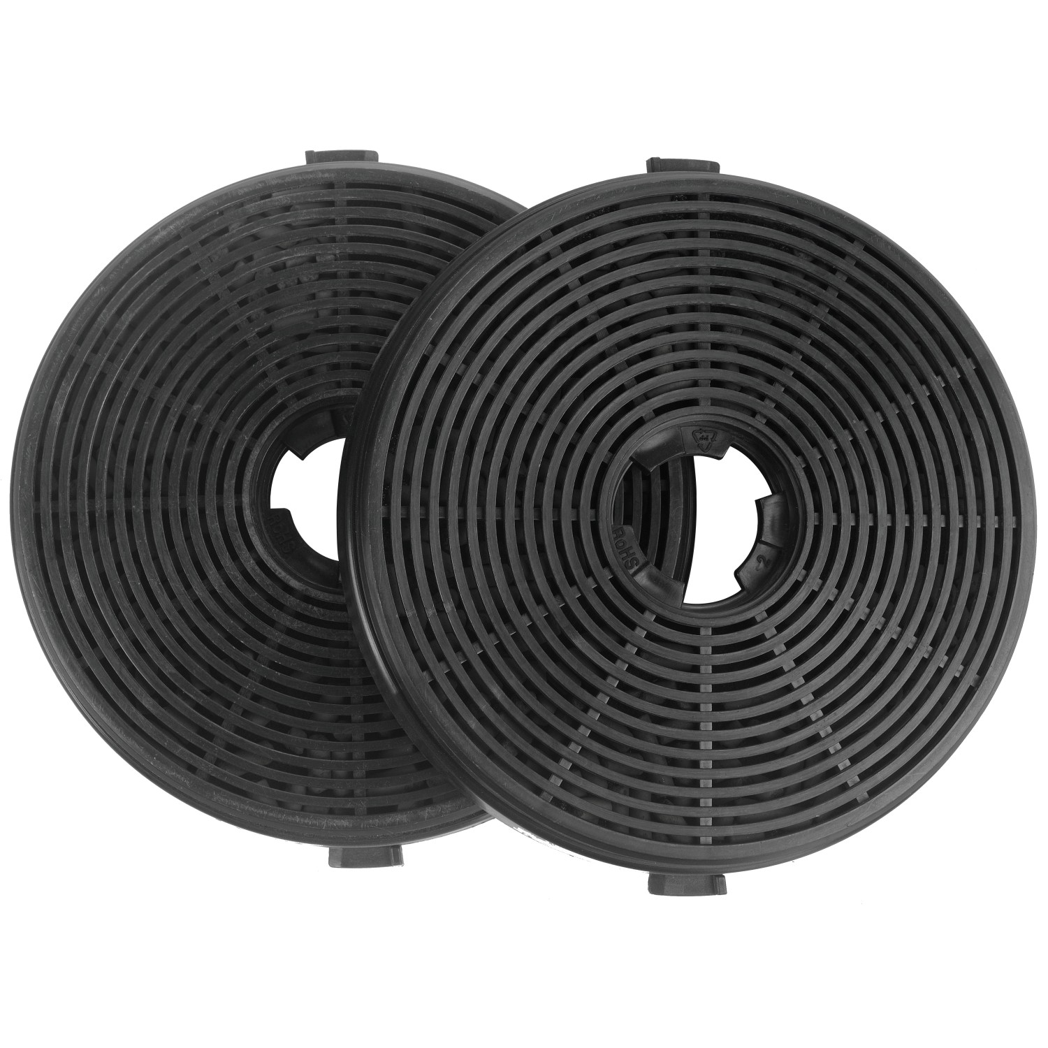 Respekta Aktivkohlefilter Set, 2 Stück, für Dunstabzugshauben CH 22010 / 21060 SBZ / WBZ.