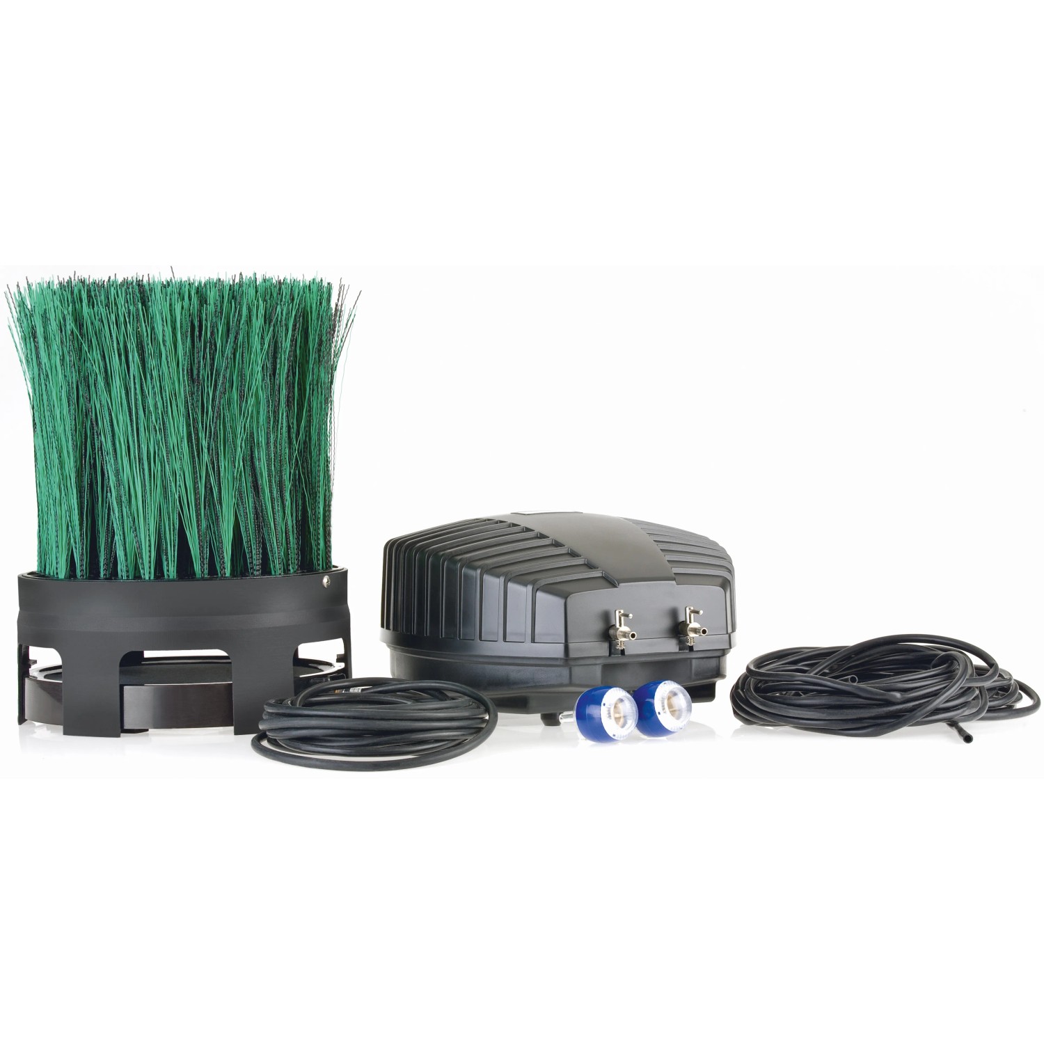 Oase OxyTex Set 1000: Teichbelüfter-Set mit Filtermedium, Pumpe und Schläuchen für klare Teiche.